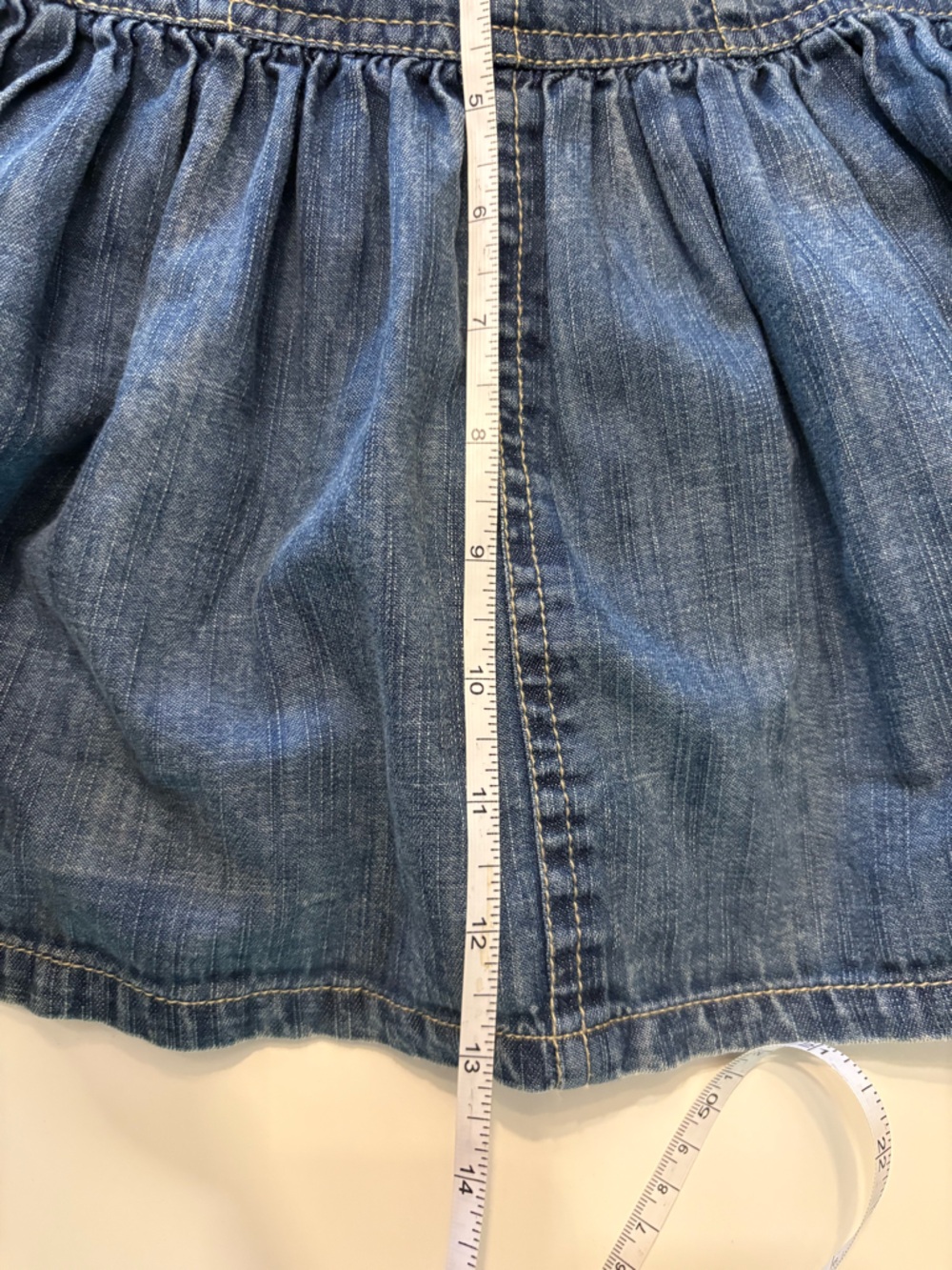 NWT We The Free Roselle Denim mini skirt size small - Picture 9 of 10